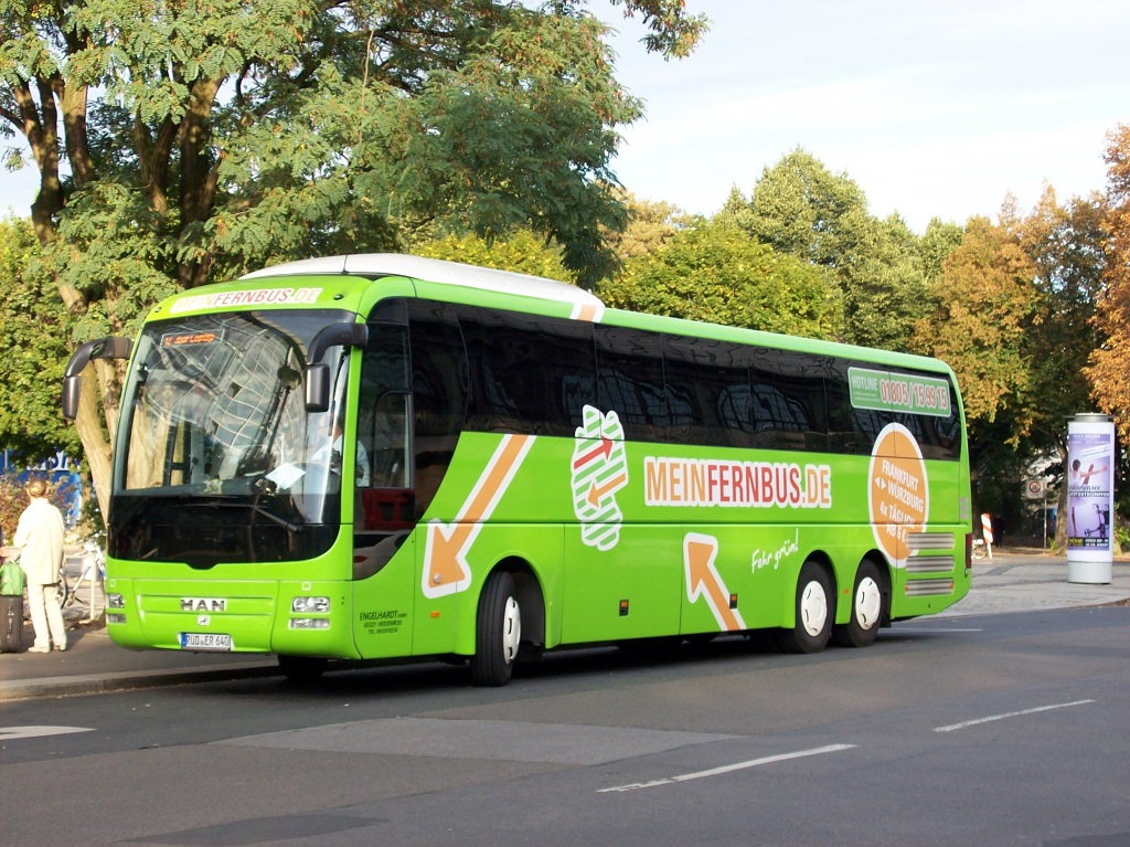 MAN RHC 444 Lion´s Coach C (R 09) - RÜD ER 640 - in Dresden, Bayrische Straße (am Hbf) - am 12-August-2014