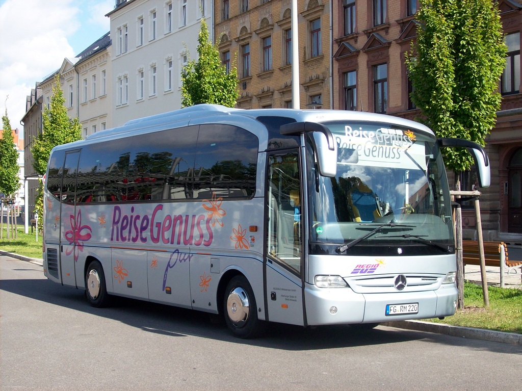 MB O 510 Tourino - FG RM 220 - Wagen 3014 - in Freiberg, Busbahnhof - am 21-August-2014
